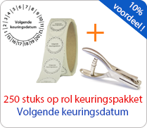 Aktie pakketten keuringsstickers op rol - Volgende keuringsdatum Aktie pakketten keuringsstickers op rol - Volgende keuringsdatum