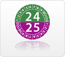 Rond met jaartal 2024-2025