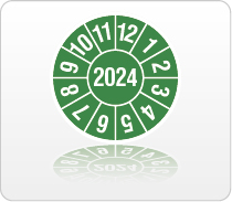 Rond met jaartal 2024
