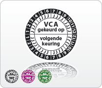 VCA gekeurd op - Volgende keuring VCA gekeurd op - Volgende keuring
