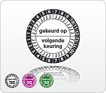 Gekeurd op - Volgende keuring Gekeurd op - Volgende keuring