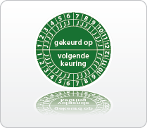 Gekeurd op - volgende keuring groen