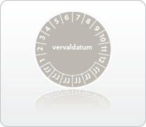 Vervaldatum grijs
