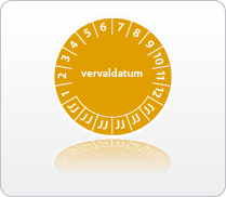Vervaldatum oranje