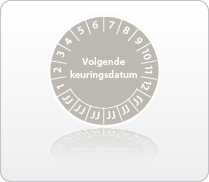 Volgende keuringsdatum grijs