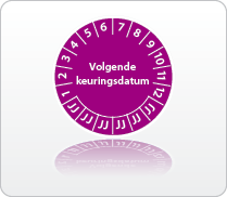 Volgende keuringsdatum paars