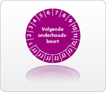 Volgende onderhoudsbeurt paars