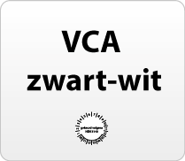 VCA keurstickers zwart-wit VCA keurstickers zwart-wit