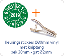 Jaartal 2019 rond 30mm Jaartal 2019 rond 30mm