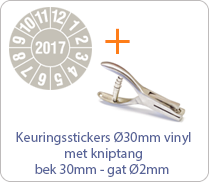 Jaartal 2017 rond 30mm Jaartal 2017 rond 30mm
