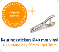 Volgende controle - rond 40mm pakketten Volgende controle - rond 40mm pakketten