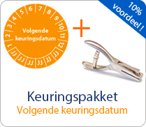Aktie pakketten - Volgende keuringsdatum