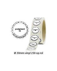 keuringsstickers-op-rol-goedgekeurd-tot-zwart-wit-vinyl-30mm
