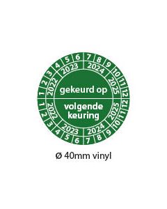 Keuringsticker-Gekeurd-op-volgende-keuring-zwart-wit-40mm-vinyl-rond