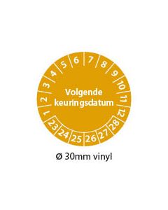 keuringssticker-oranje-volgende-keuringsdatum-30mm