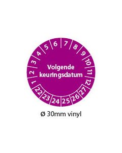 keuringsticker_30mm_vinyl_volgende_keuringsdatum_paars