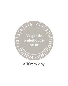 keuringstickers-volgende-onderhoudsbeurt-grijs-30mm-vinyl-rond