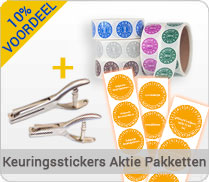 Bekijk hier de categorie Keuringsstickers Aktie Pakketten